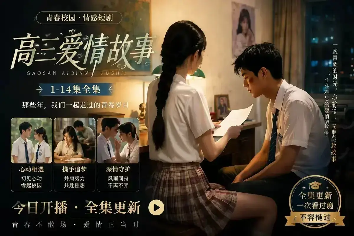 AI短剧《B中爱情故事》未删减完整版-误会篇4KHDR高清-百度网盘在线秒存-每集都戳心