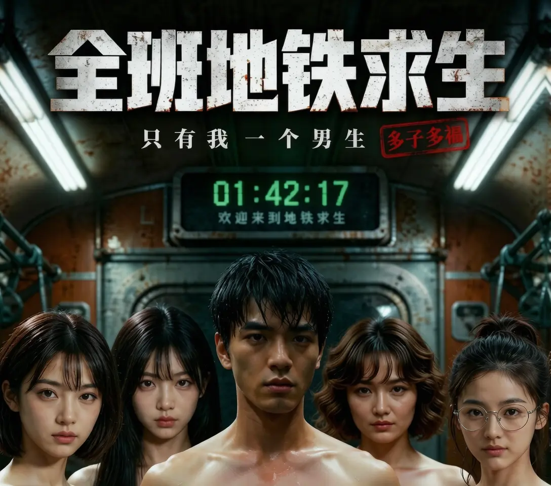 黄果AI短剧《全班地铁求生，只有我一个男生》全集-超高清1080P未删减-免费在线观看末日生存神作